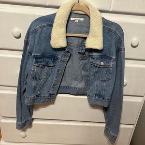 Denim with fur pacsun jacket